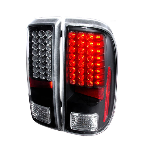 Spec-D 08-11 Ford F250 Led Tail Lights Black LT-F25008JMLED-KS
