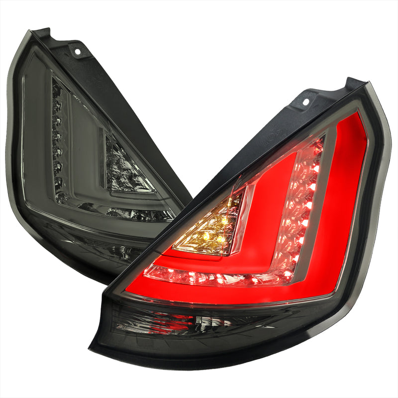 Spec-D 11-12 Ford Fiesta Led Tail Lights Smoked LT-FST115GLED-TM