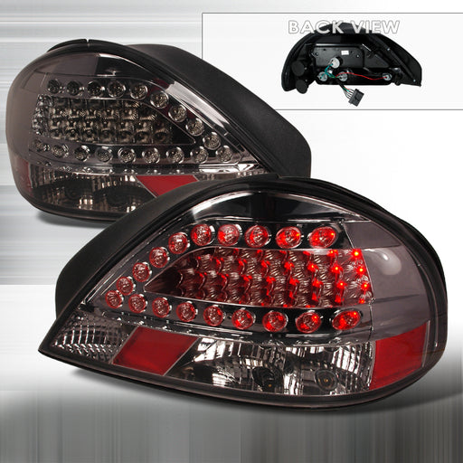 Spec-D 99-05 Pontiac Grand Am Led Tail Lights Smoke LT-GAM99GLED-KS