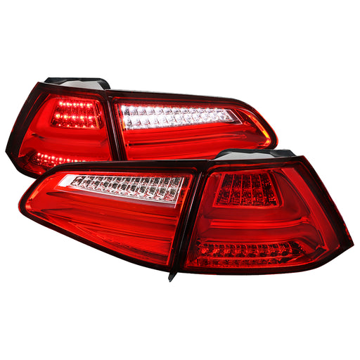 Spec-D 15-Up Volkswagen Golf Mk7 Led Tail Lights Red LT-GLF15RLED-TM