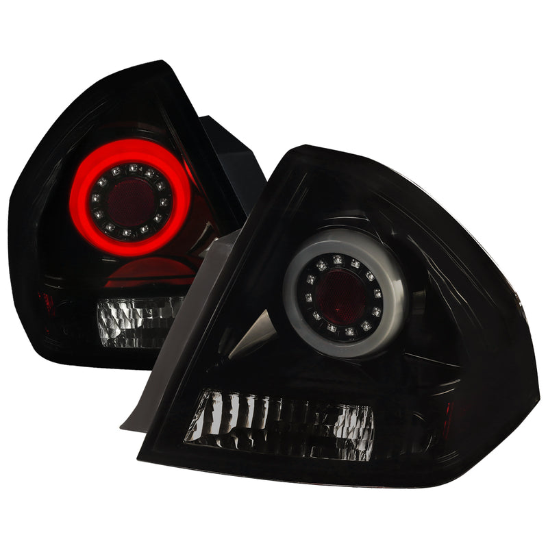 Spec-D 06-13 Chevrolet Impala Led Tail  Lights Glossy Black LT-IPA06BBLED-TM