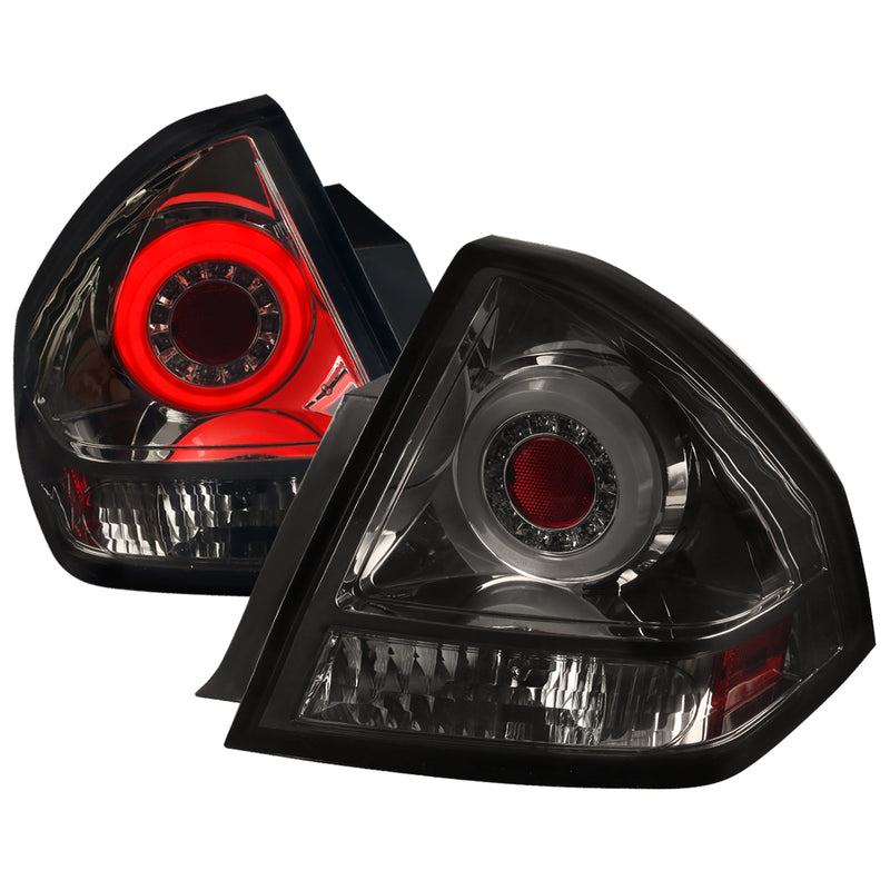 Spec-D 06-13 Chevrolet Impala Led Tail Lights Smoked LT-IPA06GLED-TM