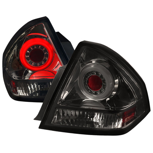 Spec-D 06-13 Chevrolet Impala Led Tail Lights Smoked LT-IPA06GLED-TM