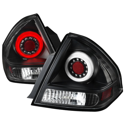 Spec-D 06-13 Chevrolet Impala Led Tail Lights Black LT-IPA06JMLED-TM