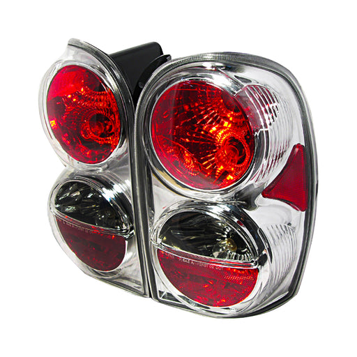 Spec-D 02-04 Jeep Liberty Altezza Tail Lights Chrome LT-LIB02-KS