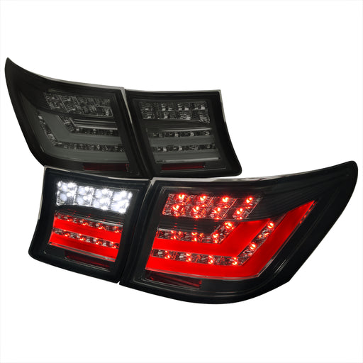 Spec-D 07-09 Lexus Ls460 Led Tail Light - Smoke LT-LS46007GLED-TM