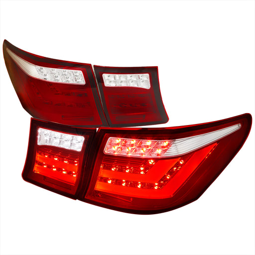 Spec-D 07-09 Lexus Ls460 Led Tail Light - Red Lens LT-LS46007RLED-TM