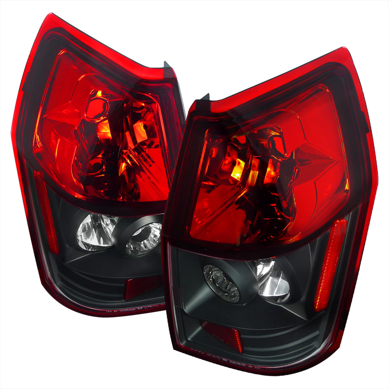 Spec-D 05-08 Dodge  Magnum Alteeza Tail Lights Red With Black Bottom  LT-MAG05RJM-TM