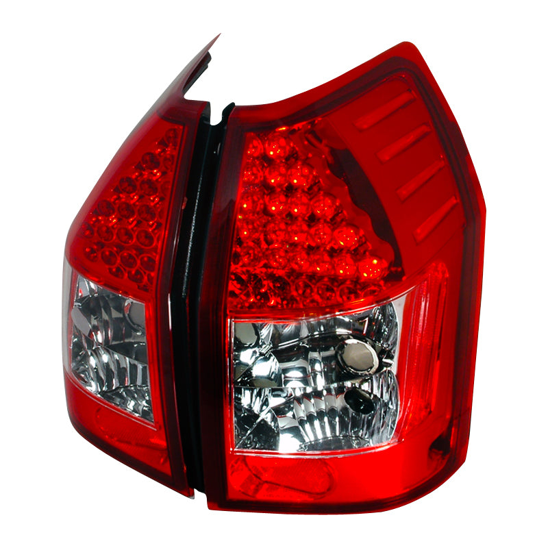 Spec-D 05-08 Dodge Magnum Led Tail Lights Red LT-MAG05RLED-KS