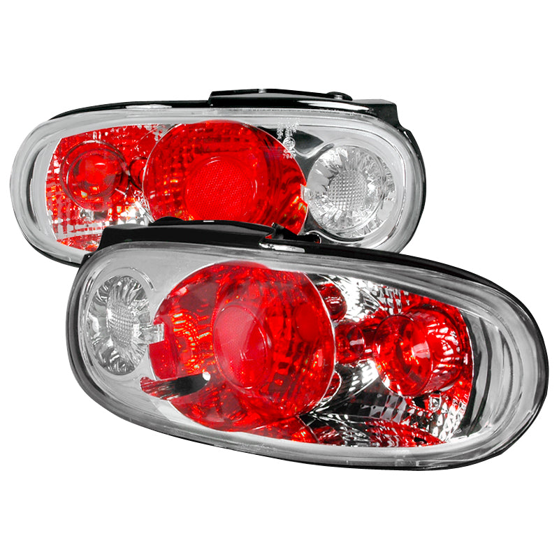 Spec-D 90-97 Mazda Miata Altezza Tail Lights Chrome LT-MIA90-KS