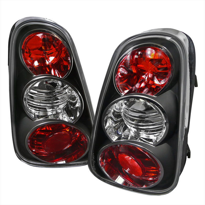 Spec-D 01-04 Mini Cooper Altezza Tail Light Black LT-MINI01JM-TM