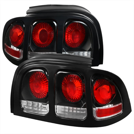 Spec-D 94-98 Ford  Mustang Tailights-Black LT-MST94JM-APC