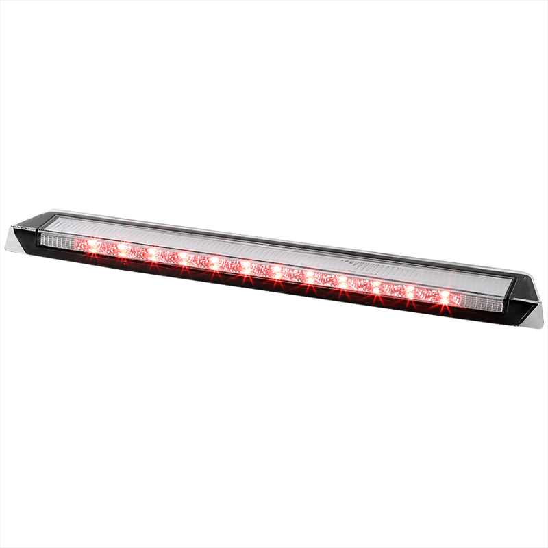 Spec-D 99-04 Ford Mustang 3Rd Brake Lights- Chrome Housing Clear Lens LT-MST99RBCLED-RS