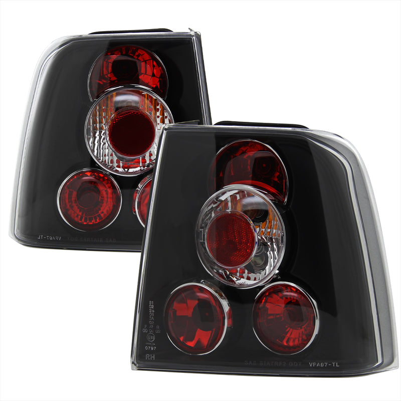 Spec-D 97-00 Volkswagen Passat Altezza Tail Light Black LT-PAS974JM-TM