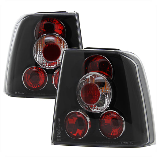 Spec-D 97-00 Volkswagen Passat Altezza Tail Light Black LT-PAS974JM-TM