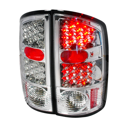 Spec-D 02-06 Dodge Ram Led Tail Lights Chrome LT-RAM02CLED-KS