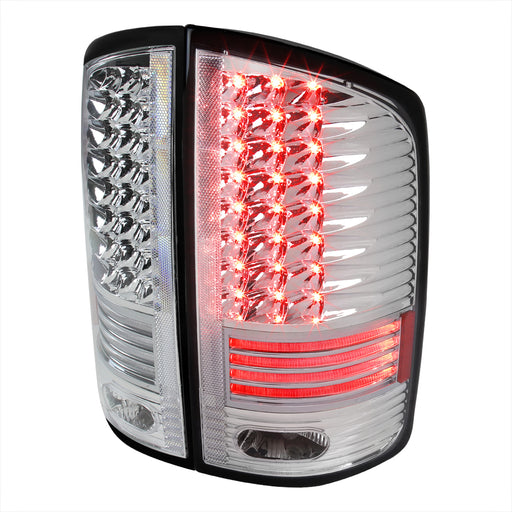 Spec-D 02-06 Dodge Ram Chrome Led Tail Lights LT-RAM02CLED-V2-RS