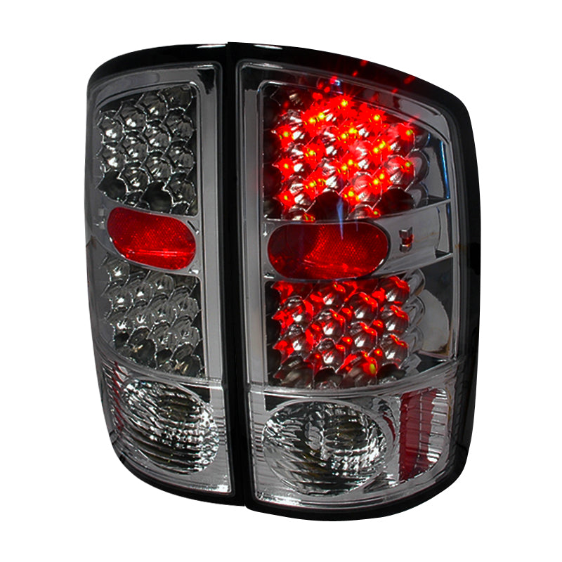 Spec-D 02-06 Dodge Ram Led Tail Lights Smoke LT-RAM02GLED-KS