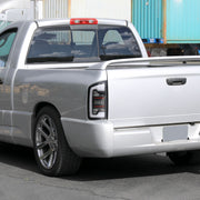 Spec-D 02-06 Dodge Ram 1500 2500 3500 Full Led Bar Tail Light Matte Black Housing Clear Lens White Led Bar LT-RAM02JMLED-G2-RS