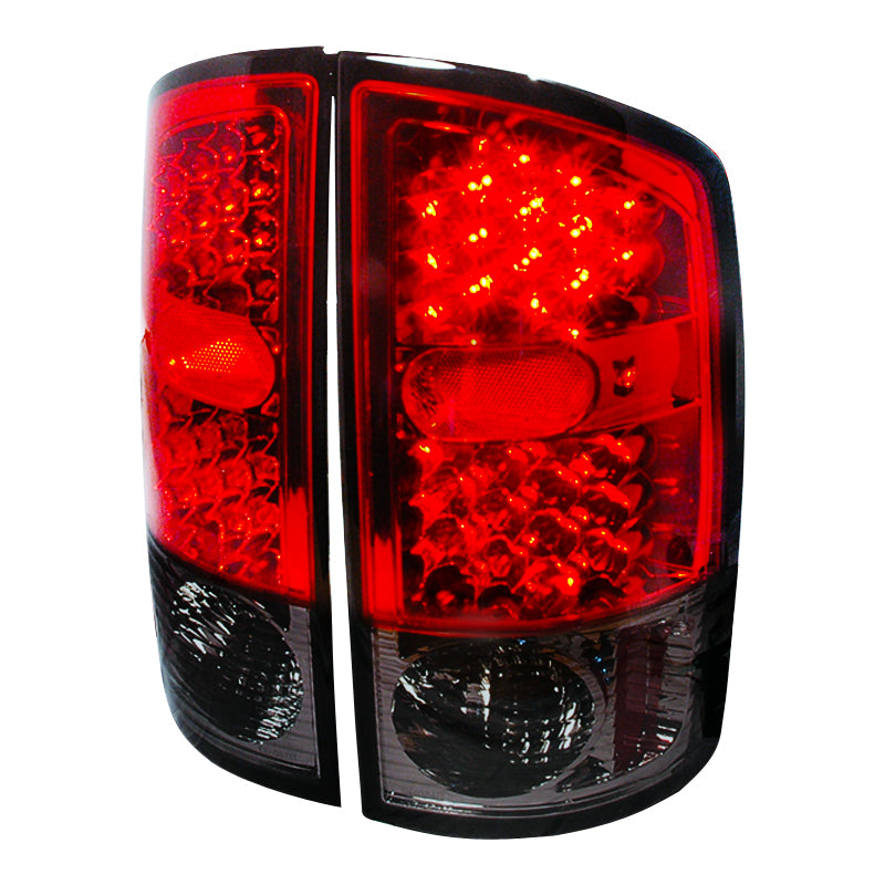 Spec-D 02-06 Dodge Ram Led Tail Lights Red LT-RAM02RLED-KS