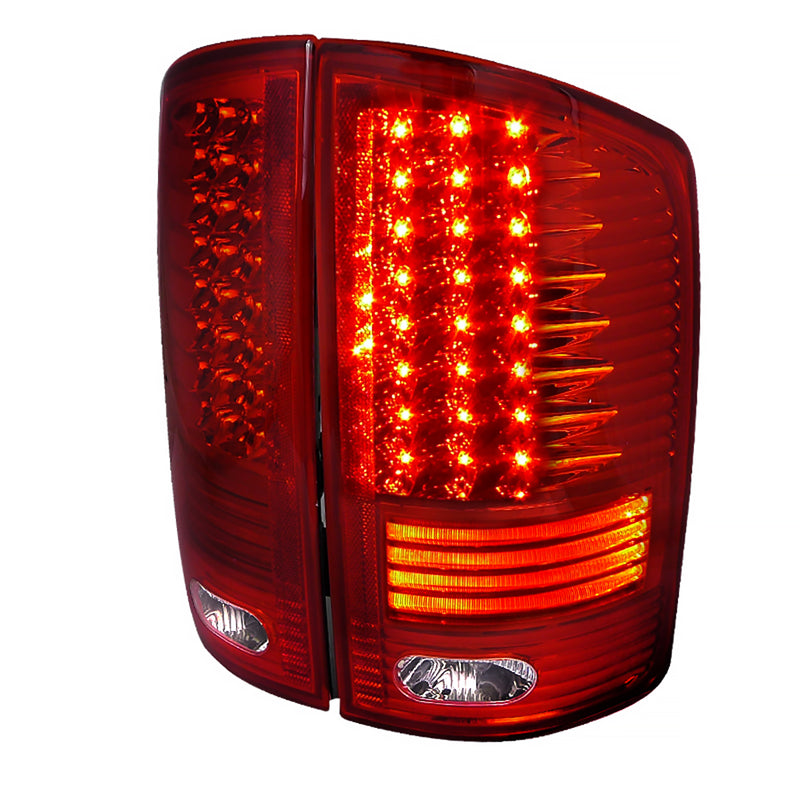 Spec-D 02-06 Dodge Ram Led Tail Lights Red LT-RAM02RLED-RS