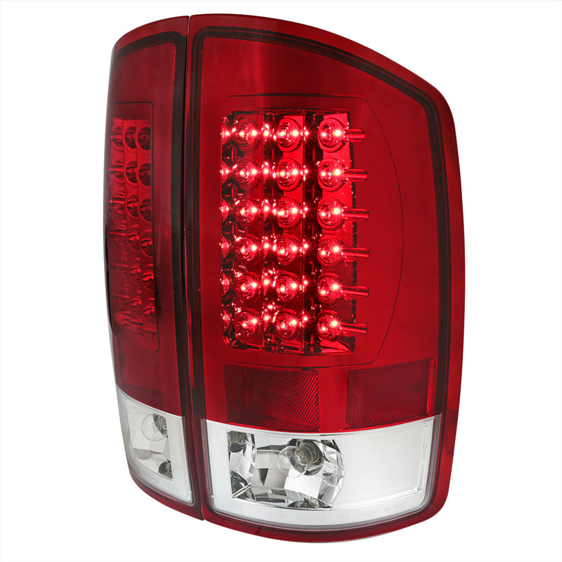 Spec-D 02-06 Dodge Ram Led Tail Lights Red LT-RAM02RLED-TM