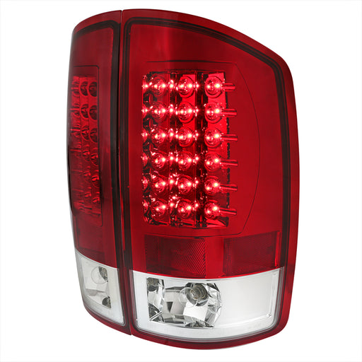 Spec-D 02-06 Dodge Ram Led Tail Lights Red LT-RAM02RLED-TM