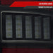 Spec-D 02-06 Dodge Ram 1500 2500 3500 Full Led Bar Tail Light Matte Black Housing Smoked Lens Red Led Bar LT-RAM02SMLED-G2-RS