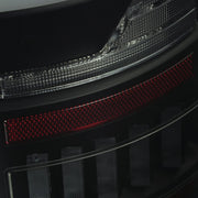 Spec-D 07-08 Dodge Ram 1500 2500 3500 Full Led Tail Light Black Housing Smoked Lens White Led Bar LT-RAM07BBLED-G2-RS