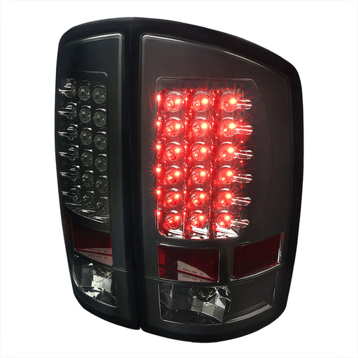 Spec-D 07-08 Dodge  Ram Led Tail Lights Smoked Housing  LT-RAM07GLED-TM
