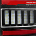 Spec-D 07-08 Dodge Ram 1500 2500 3500 Full Led Tail Light Black Housing Clear Lens White Led Bar LT-RAM07JMLED-G2-RS