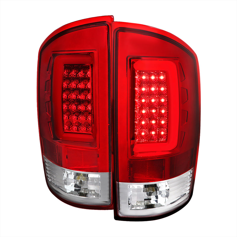 Spec-D 07-08 Dodge Ram Led Tail Lights With Red Lens LT-RAM07RLED-G2-TM