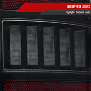 Spec-D 07-08 Dodge Ram 1500 2500 3500 Full Led Tail Light Black Housing Smoked Lens Red Led Bar LT-RAM07SMLED-G2-RS