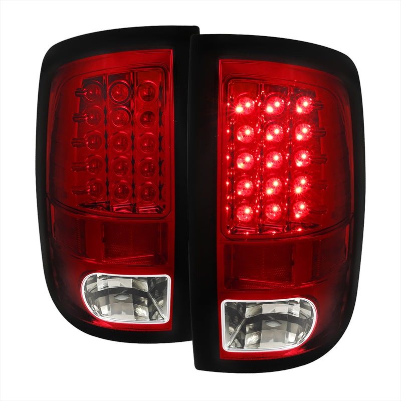 Spec-D 09-18 Dodge  Ram Led Tail Lights - Red LT-RAM09RLED-TM