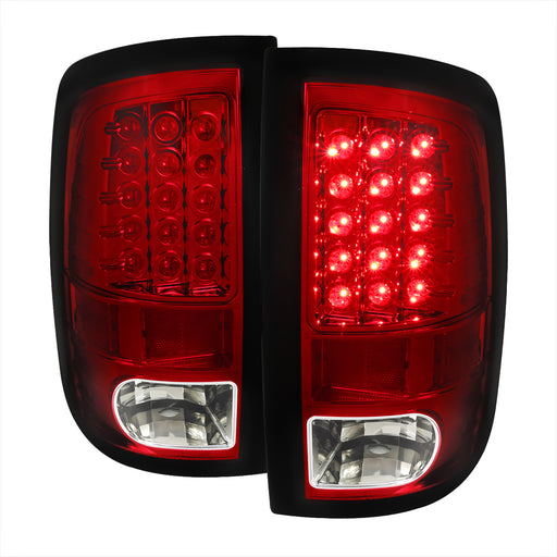 Spec-D 09-18 Dodge  Ram Led Tail Lights - Red LT-RAM09RLED-TM