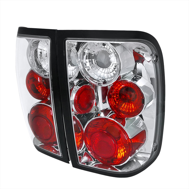 Spec-D 01-03 Ford Ranger Altezza Tail Light Chrome LT-RAN01-TM