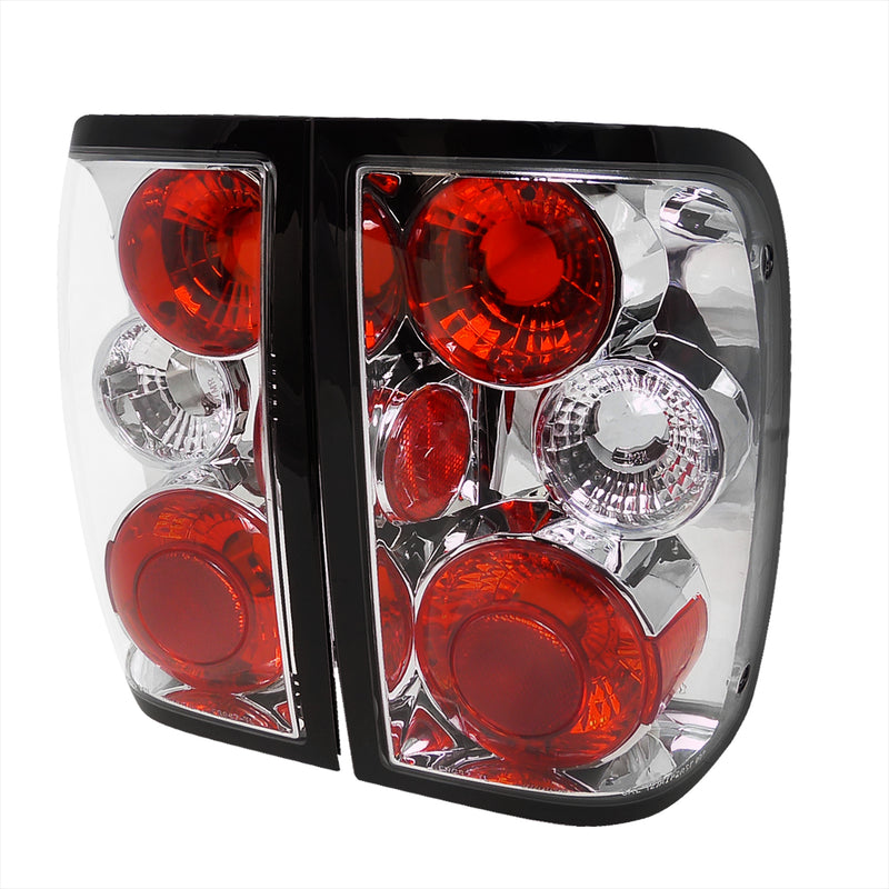 Spec-D 93-97 Ford Ranger Altezza Tail Light Chrome LT-RAN93-TM