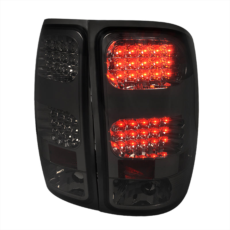 Spec-D 07-13 Gmc Sierra Led Tail Lights Smoke LT-SIE07GLED-TM
