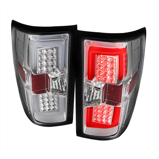 Spec-D 14-18 Chevrolet Silverado Led Tail Lights - Chrome LT-SIV14CLED-TM