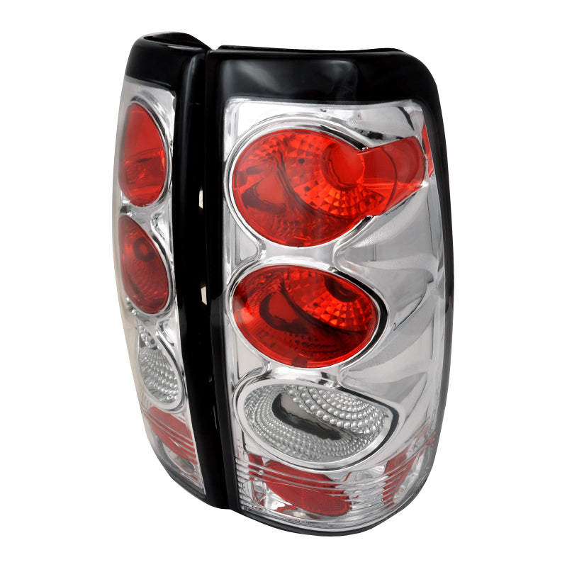 Spec-D 99-02 Chevrolet Silverado Altezza Tail Lights Chrome LT-SIV99-KS