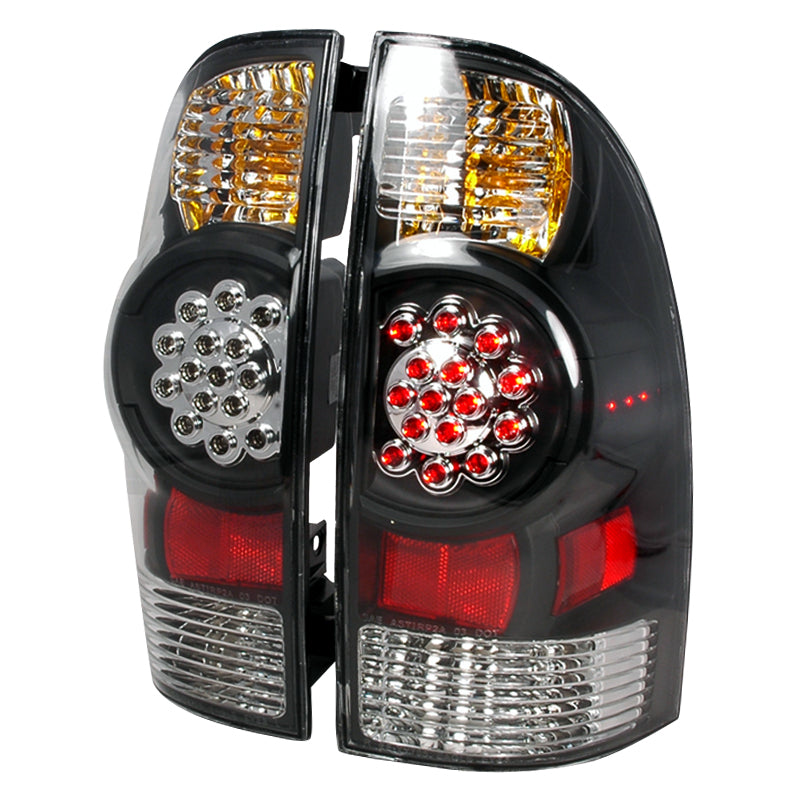Spec-D 05-10 Toyota Tacoma Led Tail Lights Black LT-TAC06JMLED-KS
