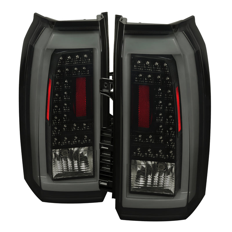 Spec-D 15-Up Chevrolet  Tahoe Led Tail Lights - Glossy Black LT-TAH15BBLED-TM