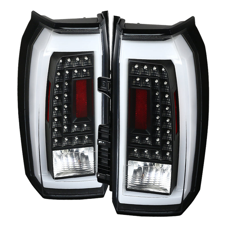 Spec-D 15-Up Chevrolet  Tahoe Led Tail Lights - Black  LT-TAH15JMLED-TM