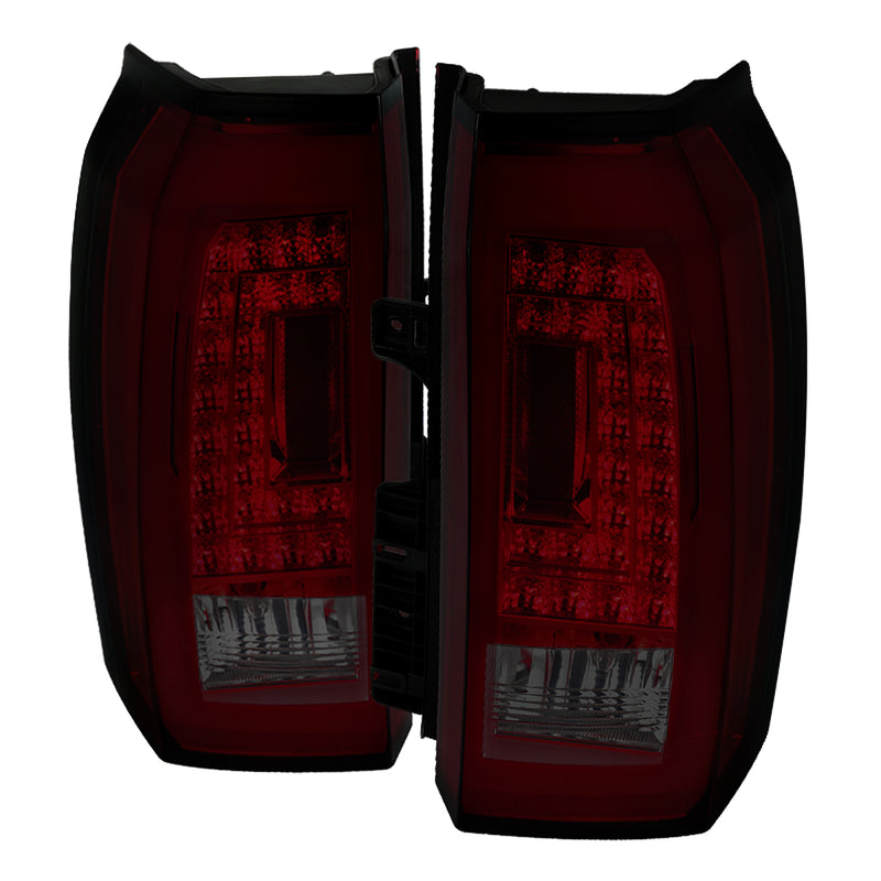 Spec-D 15-Up Chevrolet  Tahoe Led Tail Lights - Red Smoke  LT-TAH15RGLED-TM