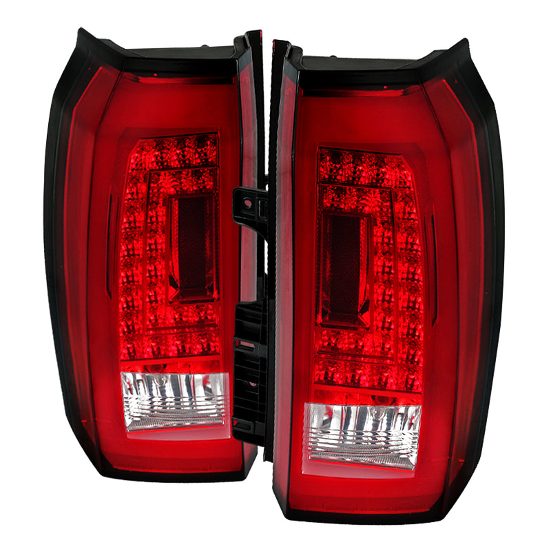 Spec-D 15-Up Chevrolet  Tahoe Led Tail Lights - Red LT-TAH15RLED-TM