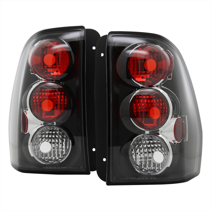 Spec-D 02-09 Chevrolet Trailblazer Altezza Tail Light Black LT-TBLZ02JM-TM