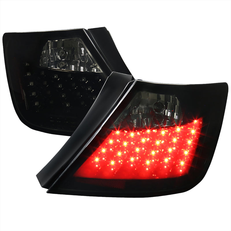 Spec-D 05-10 Scion  Tc  Led Tail Lights Glossy Black Housing With Smoke Lens LT-TC04G2BBLED-TM