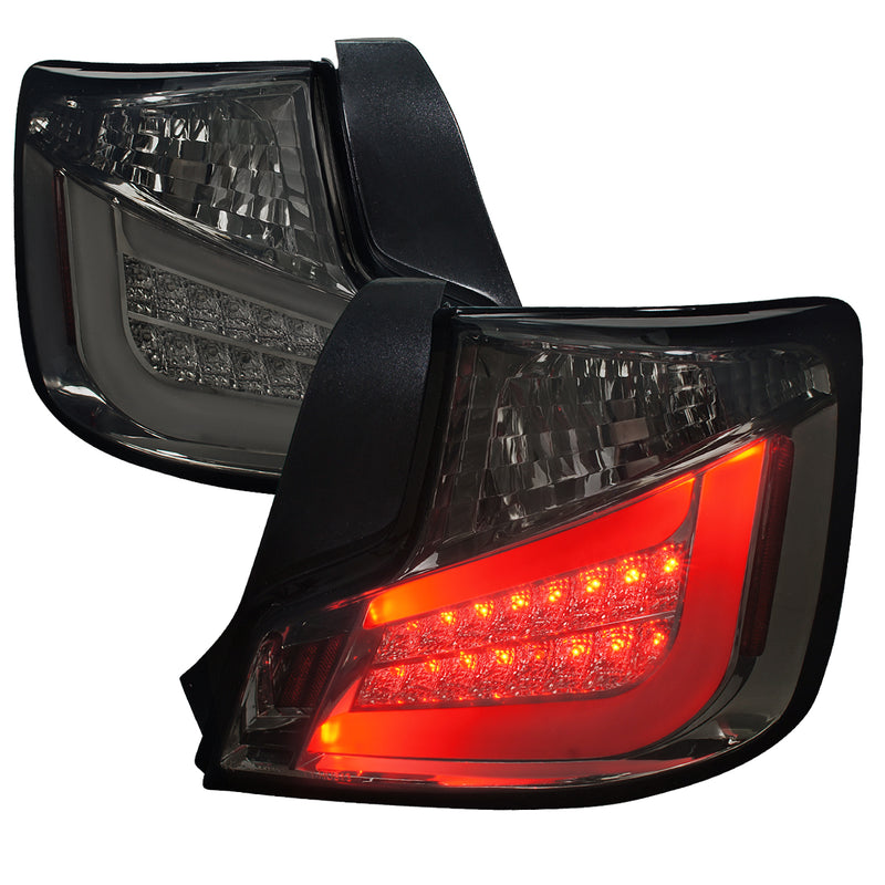 Spec-D 11-13 Scion  Tc  Led Tail Lights Smoke Lens  LT-TC10GLED-TM