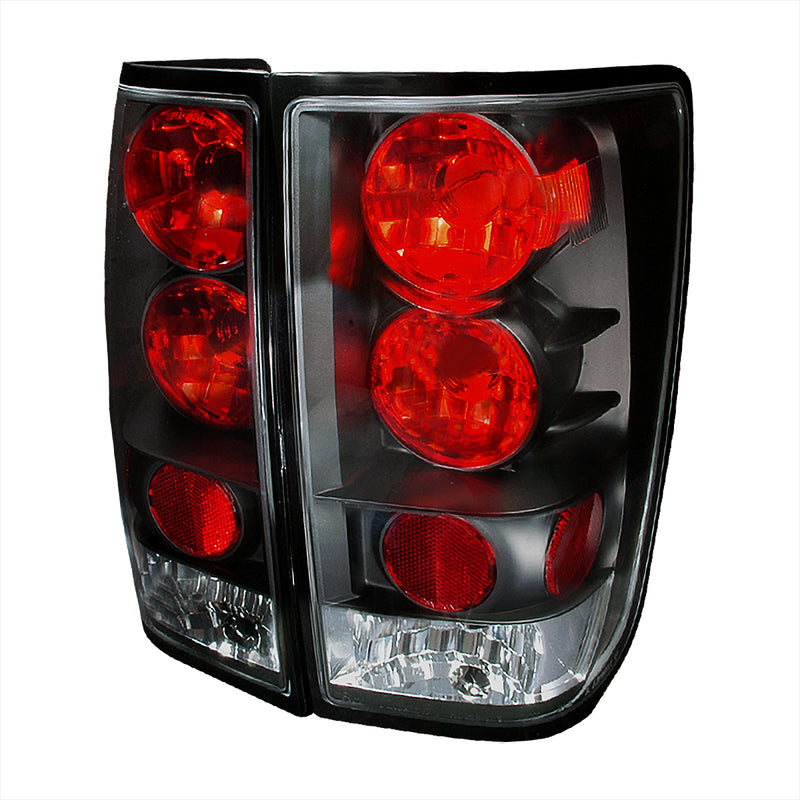 Spec-D 04-12 Nissan Titan Altezza Tail Light Black LT-TIT04JM-TM