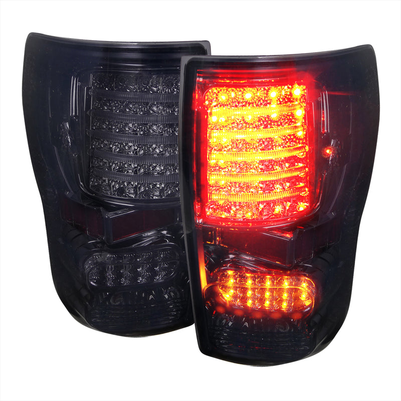 Spec-D 07-12 Toyota  Tundra  Led Tail Light Smoked Lens  LT-TUN07GLED-JP
